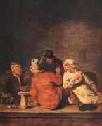 MOLENAER, Jan Miense Peasants in the Tavern af Sweden oil painting reproduction